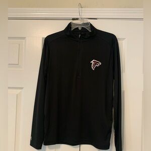 Atlanta Falcons Black Quarter-Zip Pullover